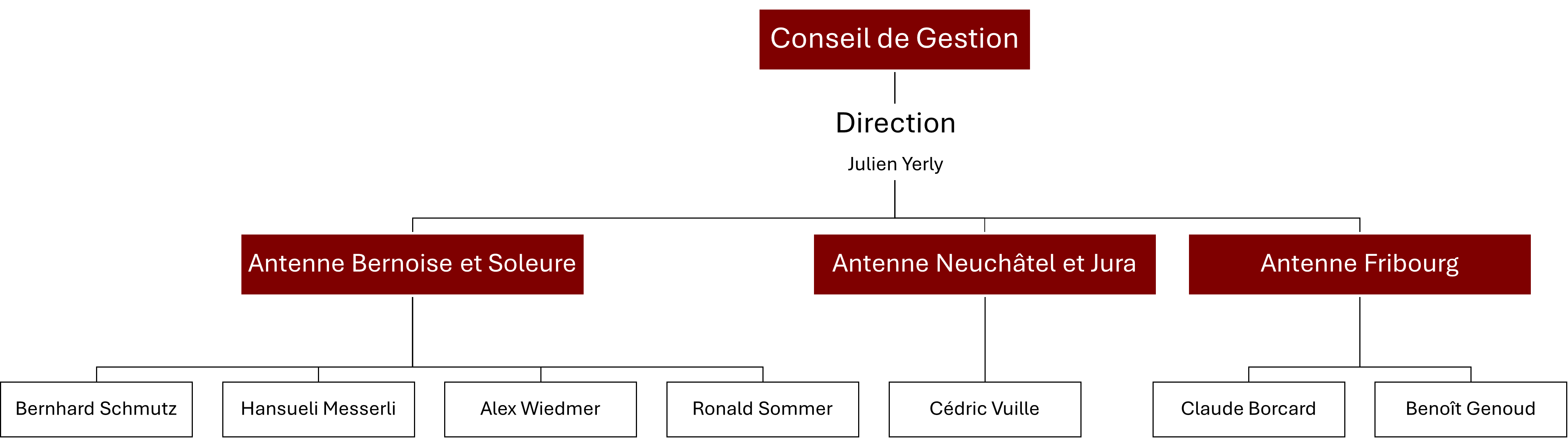 organigramme de CASEI